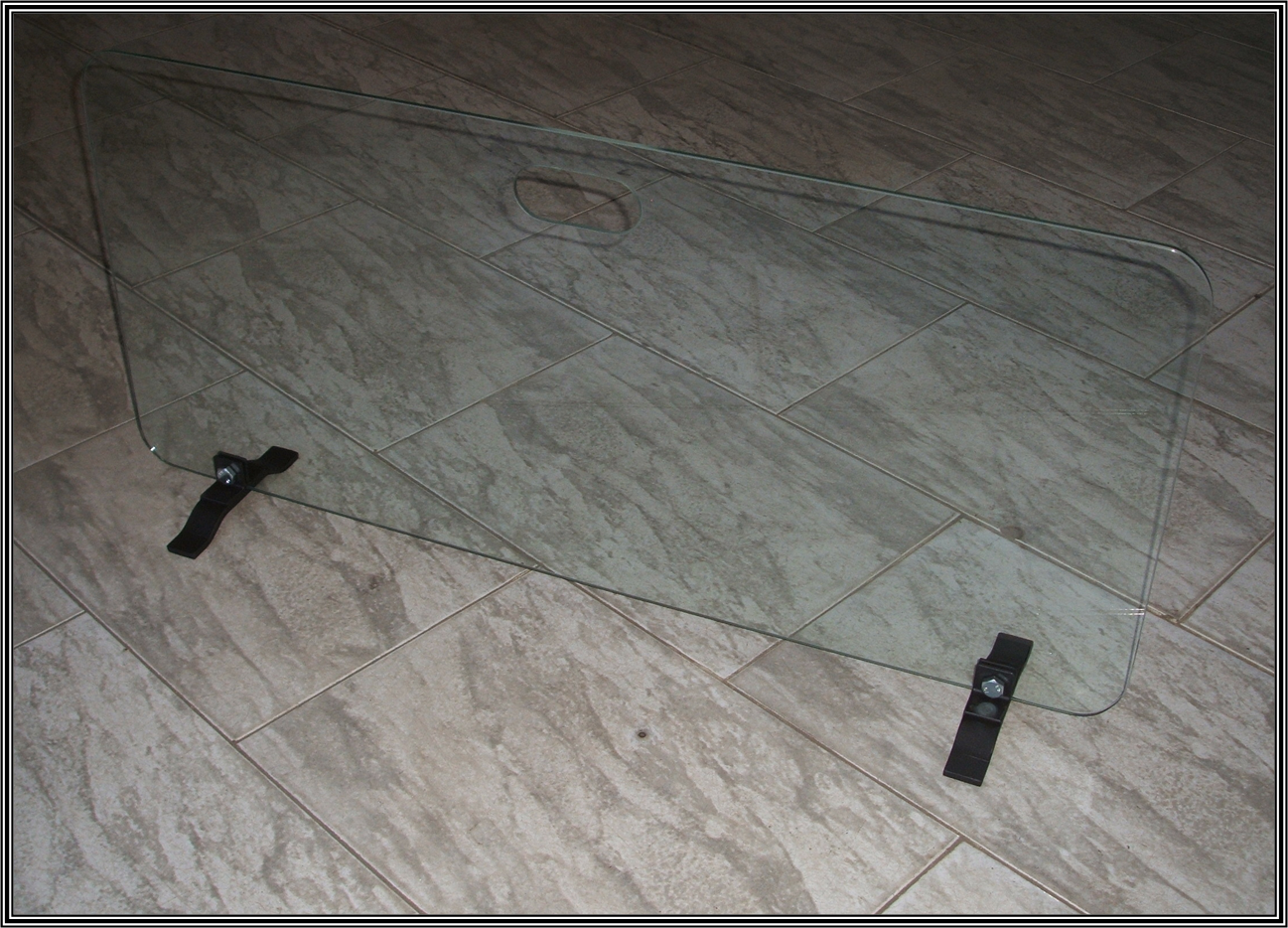 Salvachispas de cristal