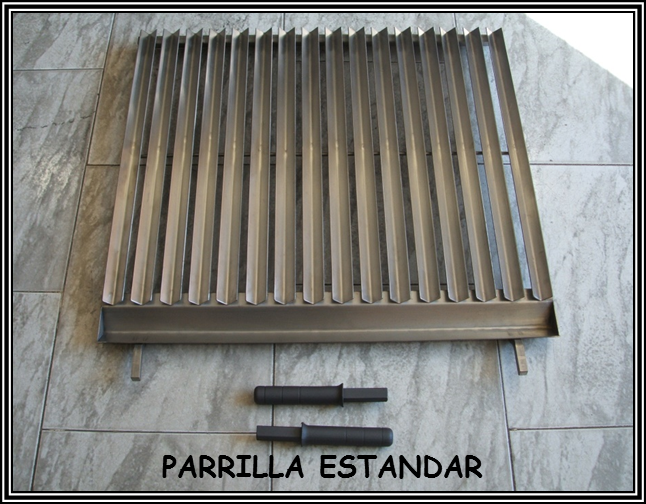 Parrilla de asado argentina para barbacoas metalicas o de obra