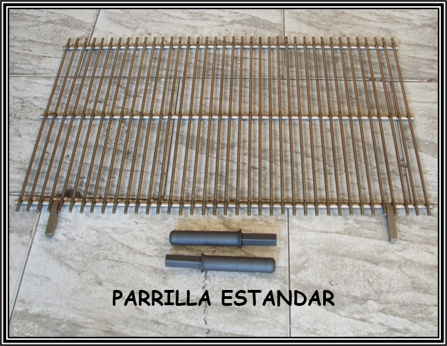 Parrilla de asado para barbacoas estandar. Parrilla barbacoa a medida.