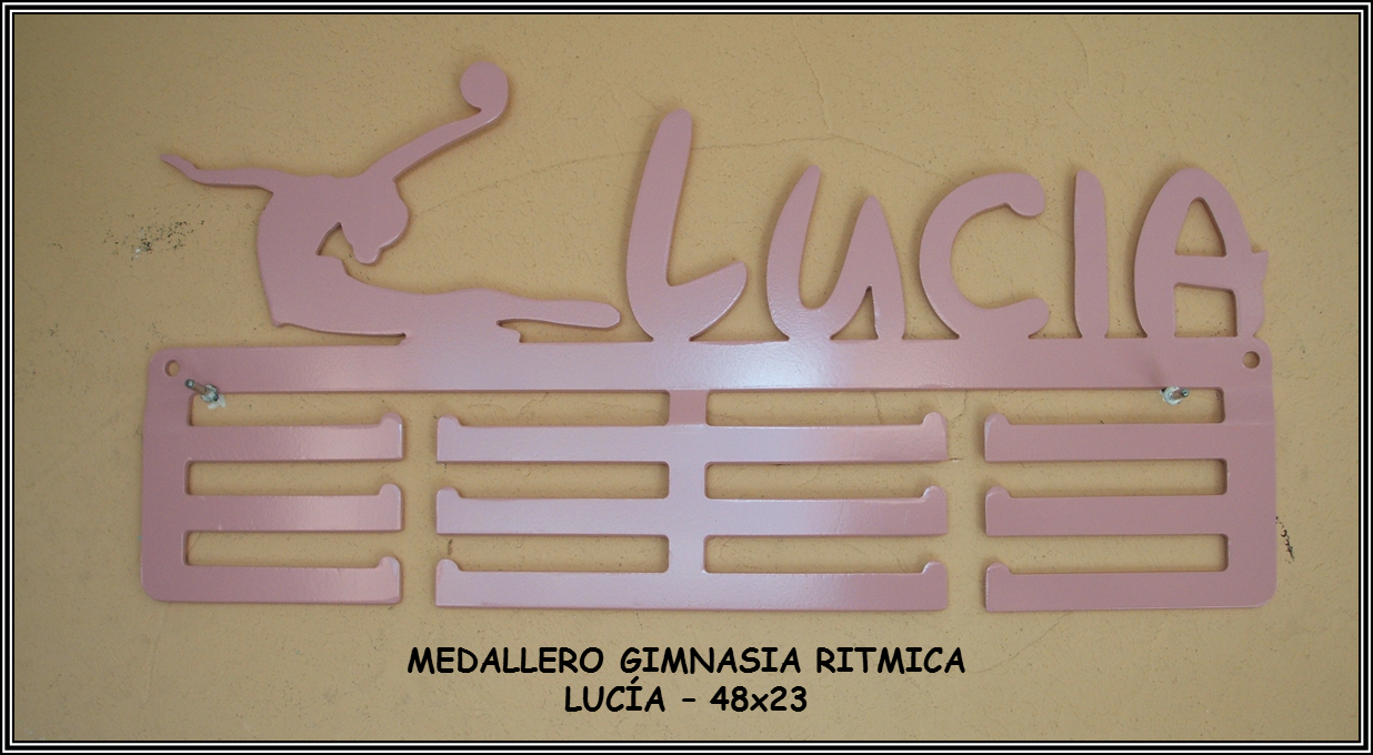 Medallero Gimnasia Ritmica Lucia METAL CNC