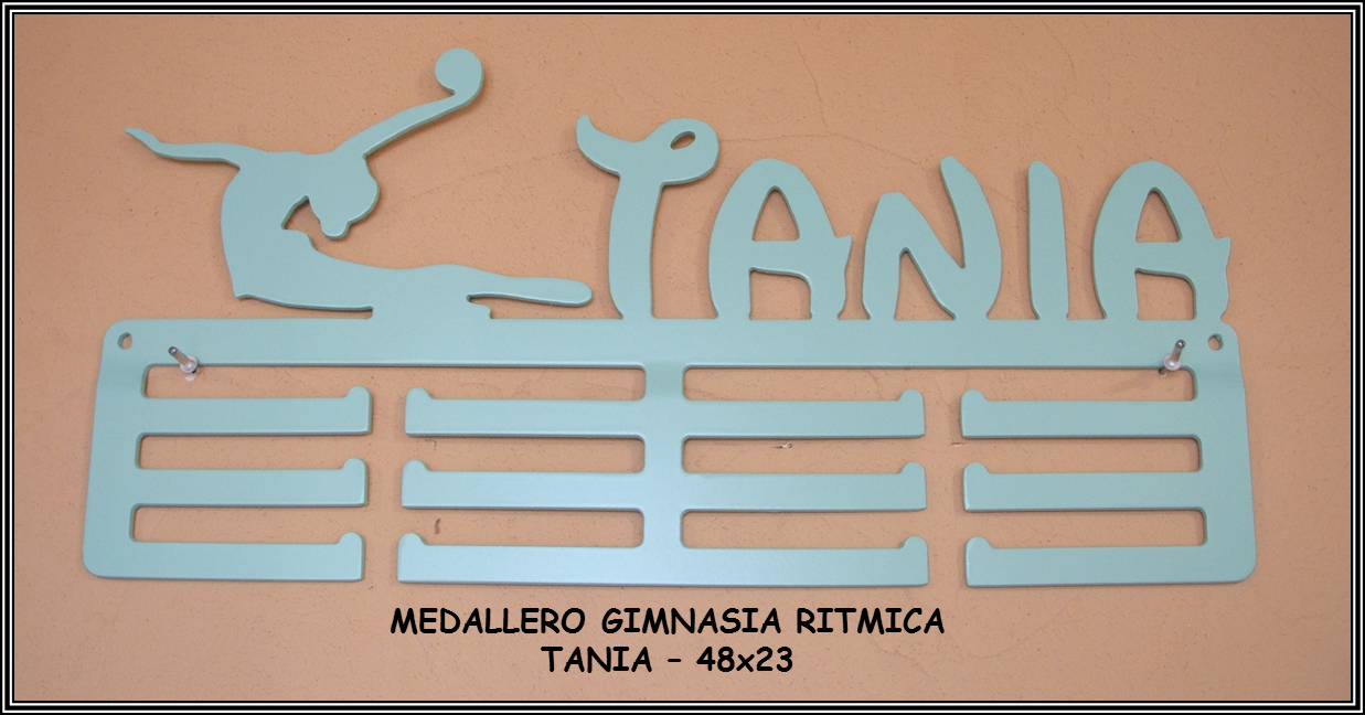 Medallero Gimnasia Ritmica Tania METAL CNC