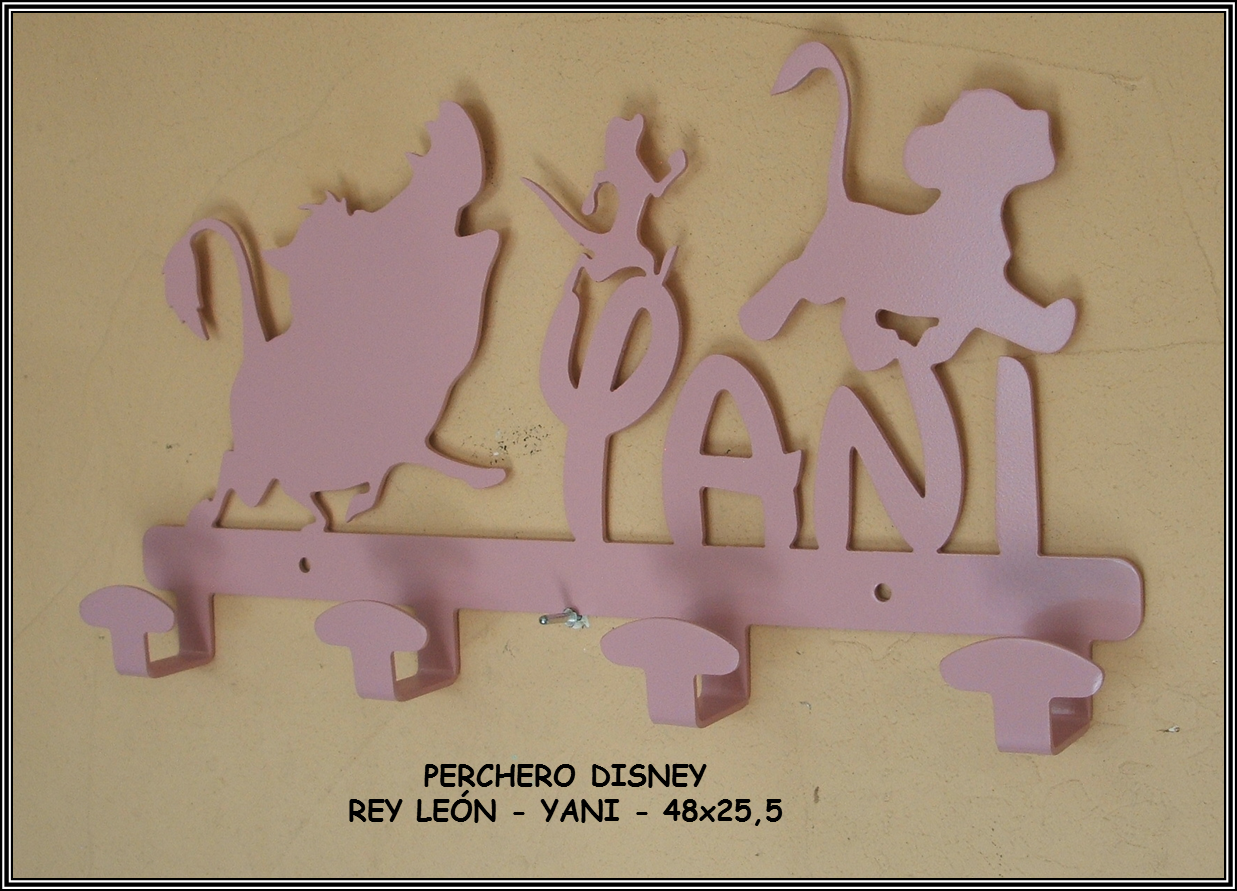 Perchero DISNEY - Rey Leon - Yani - METAL CNC