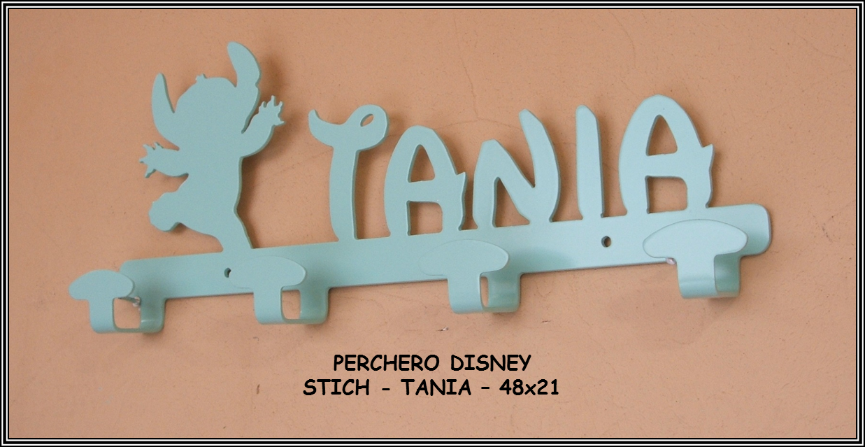 Perchero DISNEY - Stich - Tania - METAL CNC