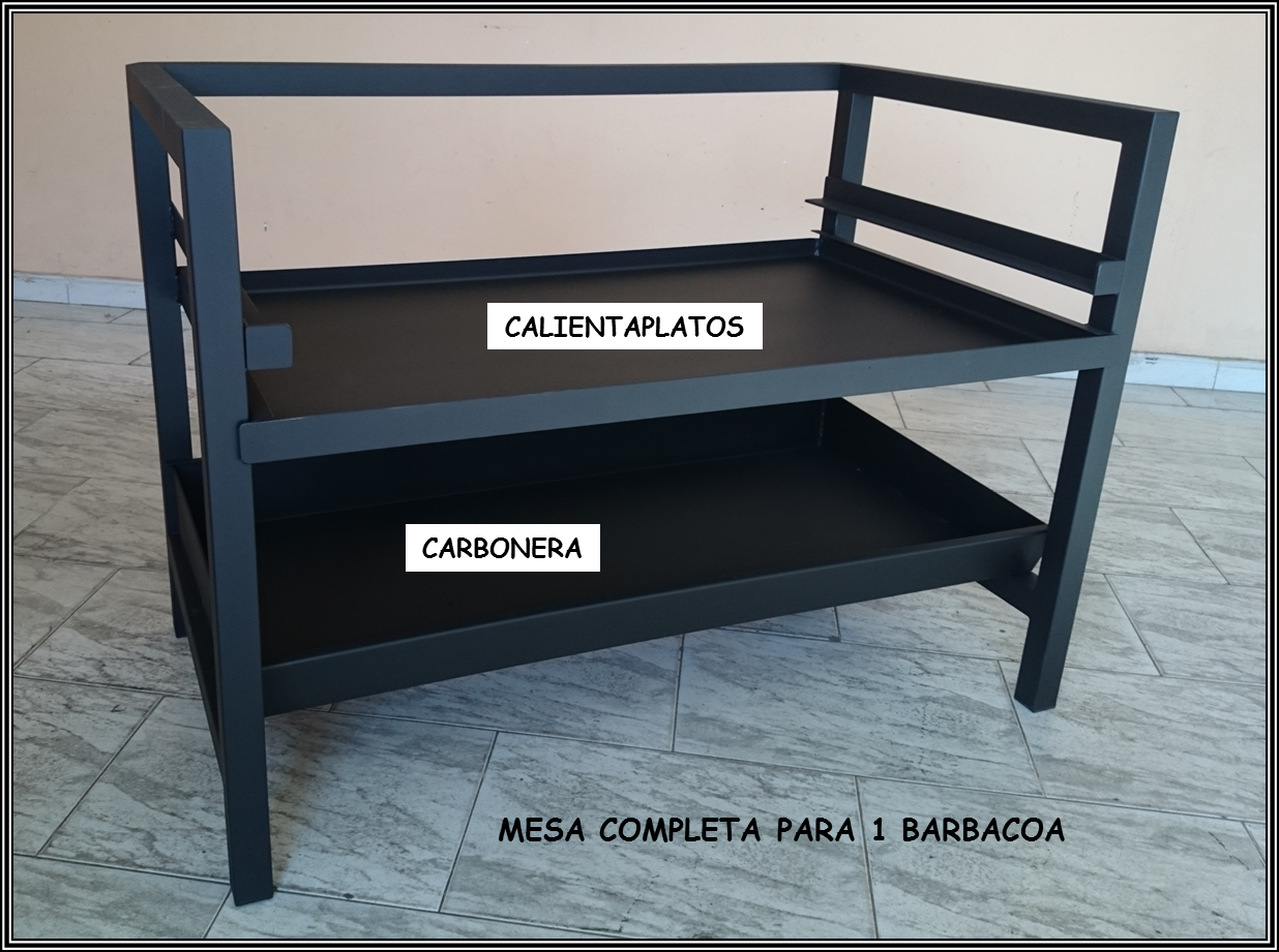 Mesa para BARBACOA de lea