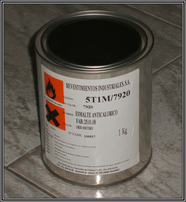 Pintura anticalrica lata 1 kg