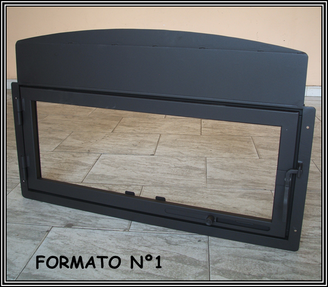 Puerta para chimenea de otro fabricante