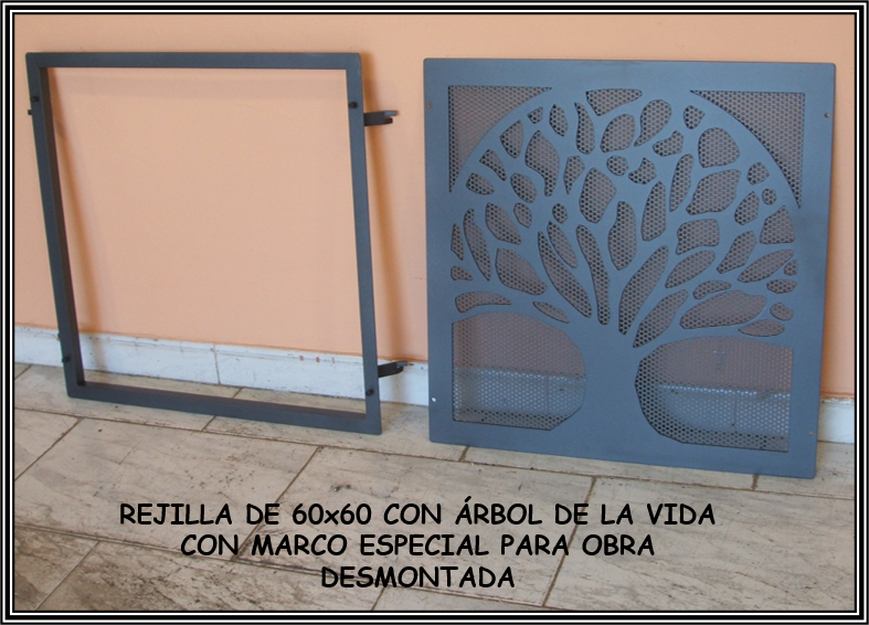 Rejilla rbol de la Vida 60x60 desmontada