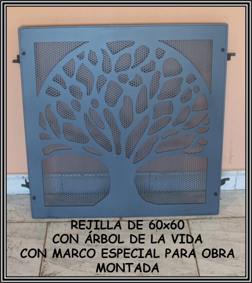 Rejilla rbol de la Vida 60x60 montada